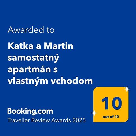 Katka A Martin Samostatny Apartman S Vlastnym Vchodom Liptovský Mikuláš Buitenkant foto